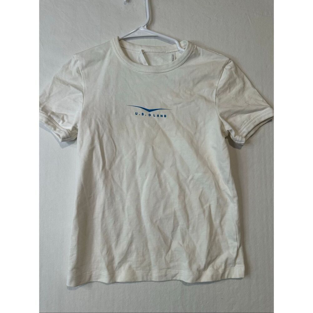 Helmut Lang U.S. Lang Lifeguard Limited Edition Tee White XS 100% Cotton